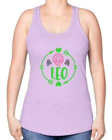 Leo 283# - leo -Racerback Tank