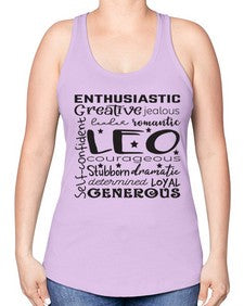 Leo 568# - leo -Racerback Tank