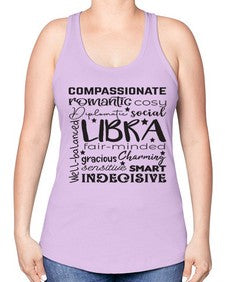 Libra 569# - libra -Racerback Tank