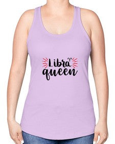 Libra queen 319# - libra -Racerback Tank