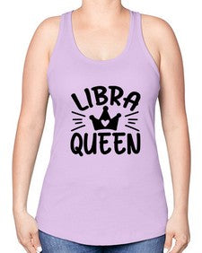 Libra queen 327# - libra -Racerback Tank