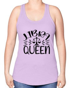 Libra queen 328# - libra -Racerback Tank