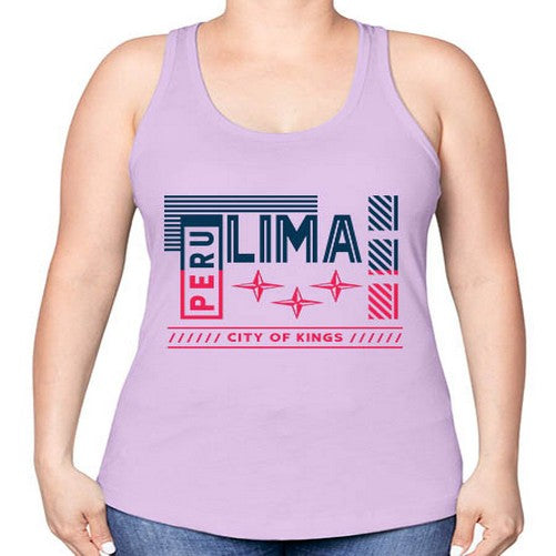 Lima 1138# - cities -Racerback Tank