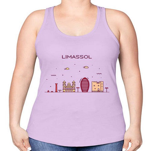 Limassol 1143# - cities -Racerback Tank