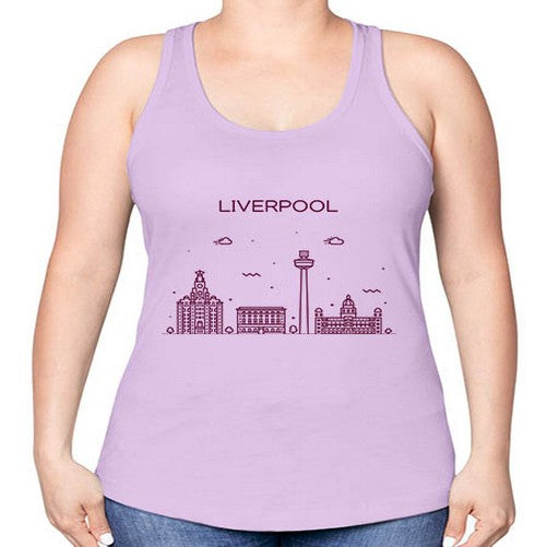 Liverpool 1150# - cities -Racerback Tank