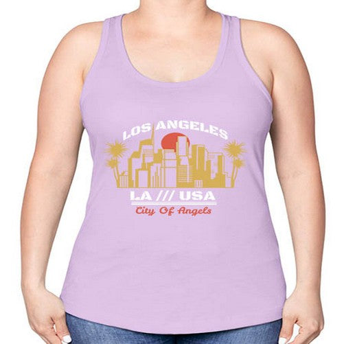 Los Angeles 1162# - cities -Racerback Tank