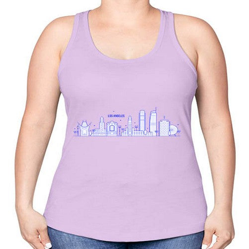 Los Angeles 1163# - cities -Racerback Tank