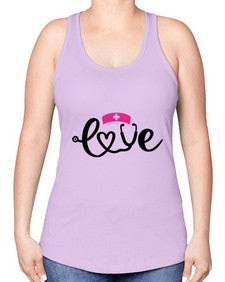 Love Style Style 1073# - nurse -Racerback Tank