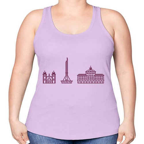Luanda 1179# - cities -Racerback Tank