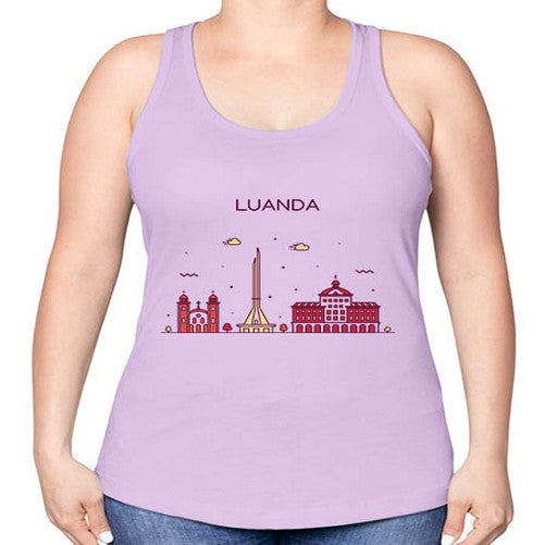 Luanda 1180# - cities -Racerback Tank