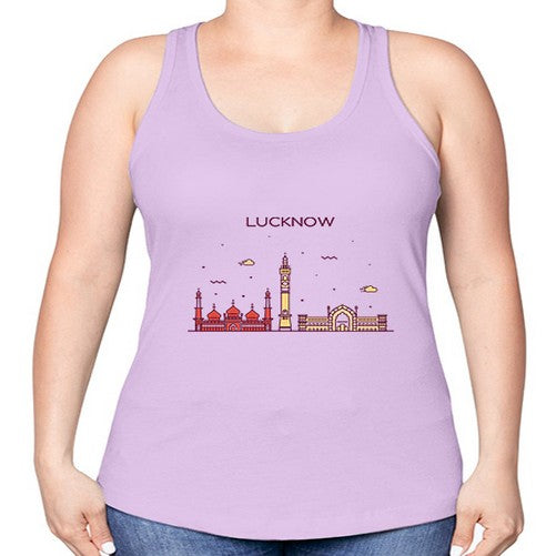 Lucknow 1186# - cities -Racerback Tank