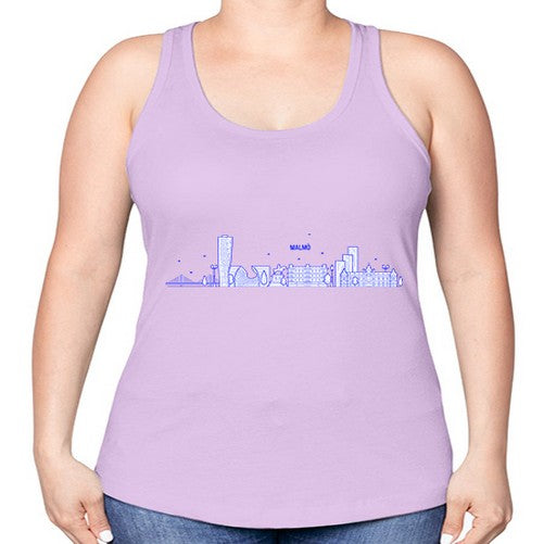 Malmo 1221# - cities -Racerback Tank