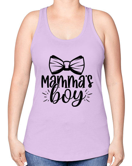 Mammas Boy 395# - kids -Racerback Tank
