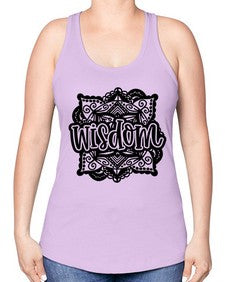 Mandala Wisdom 765# - mandala -Racerback Tank