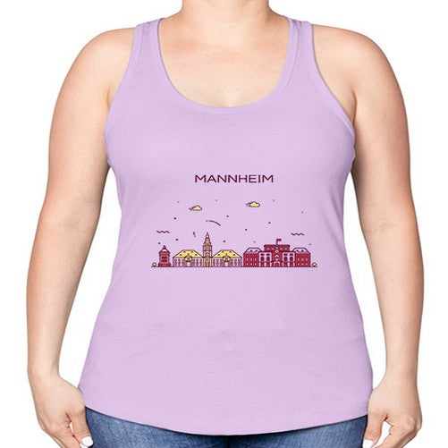 Mannheim 1237# - cities -Racerback Tank