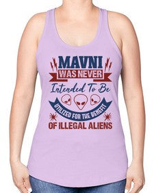 Mavni was never intended to be aliens 32# - ufo -Racerback Tank