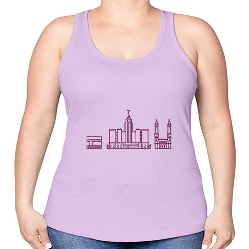 Mecca 1263# - cities -Racerback Tank