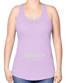 Meowracie - cats -Racerback Tank