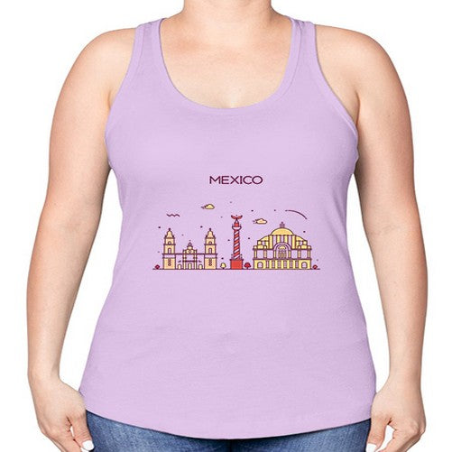 Mexico 1277# - cities -Racerback Tank