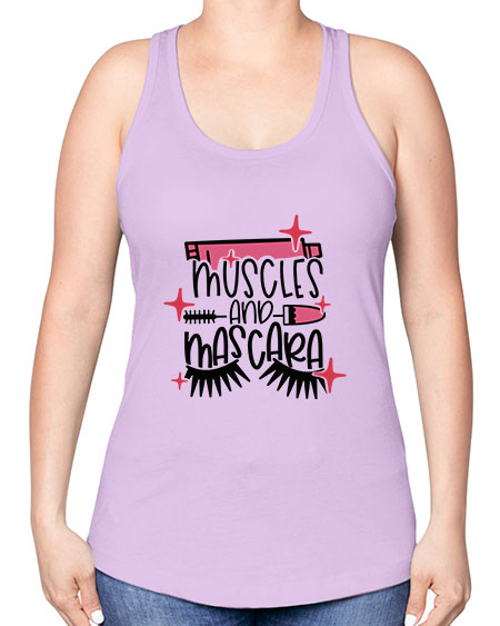 Muscles And Mascara Style 36# - beauty - fashion -Racerback Tank
