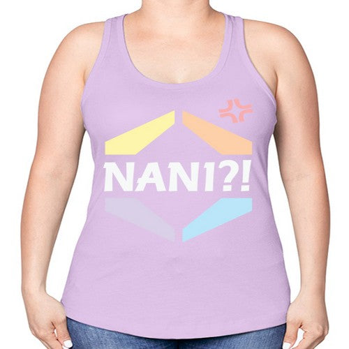 Nani What Funny Japanese Anime 270# - anime -Racerback Tank