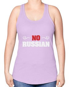 No Russian 37# - video games -Racerback Tank