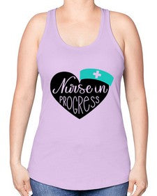 Nurse In Progress Style Style 1162# - nurse -Racerback Tank