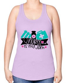 Nurse Is My Jam Style Style 1163# - nurse -Racerback Tank