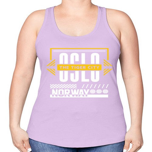 Oslo 1553# - cities -Racerback Tank