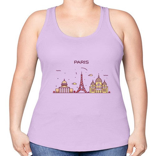 Paris 1580# - cities -Racerback Tank