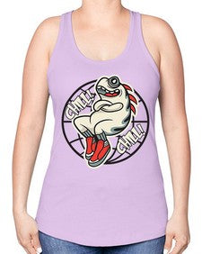 Pay the chills 201# - cartoon general -Racerback Tank