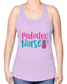 Pediatric Nurse Style 1304# - nurse -Racerback Tank