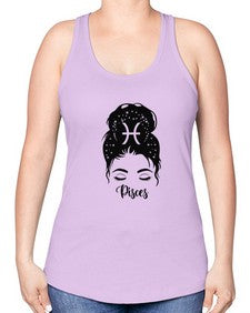 Pisces Woman - pisces -Racerback Tank