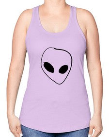 Pocket Alien 22# - ufo -Racerback Tank