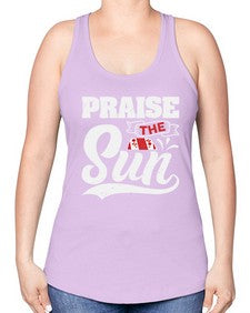 Praise the sun 40# - video games -Racerback Tank