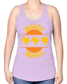 Quack Quack Style 21# - ducks -Racerback Tank