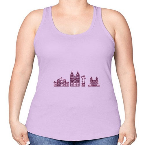 Quito 1702# - cities -Racerback Tank
