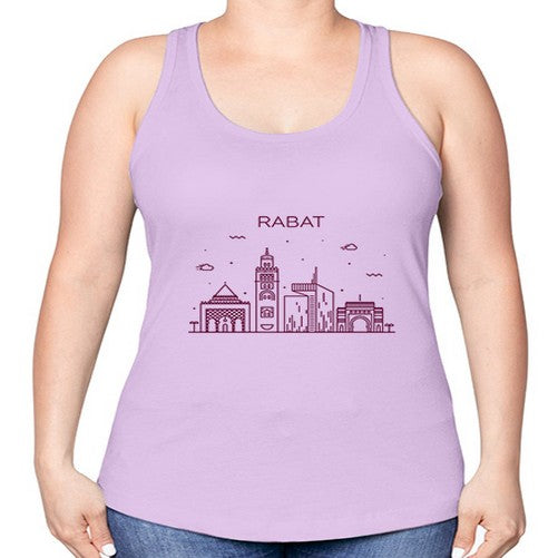 Rabat 1704# - cities -Racerback Tank