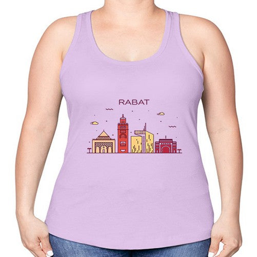 Rabat 1706# - cities -Racerback Tank
