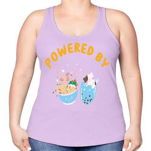 Ramen Bubble Tea Japanese Noodles Anime 278# - anime -Racerback Tank