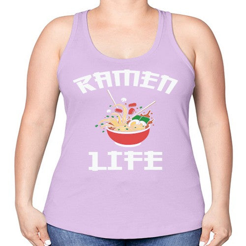 Ramen Noodle Anime Ramen Life 281# - anime -Racerback Tank