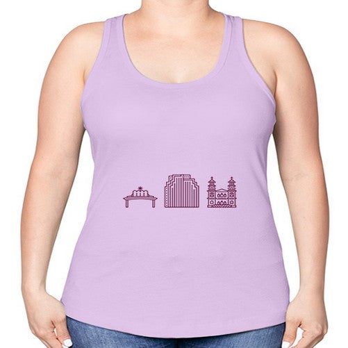 Reno 1713# - cities -Racerback Tank