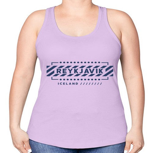 Reykjavik 1718# - cities -Racerback Tank