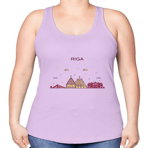 Riga 1729# - cities -Racerback Tank