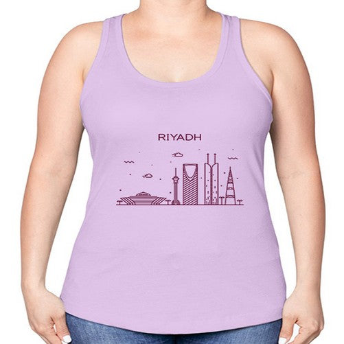 Riyadh 1739# - cities -Racerback Tank