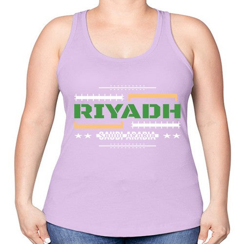 Riyadh 1741# - cities -Racerback Tank