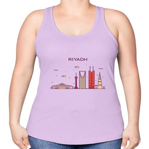 Riyadh 1742# - cities -Racerback Tank