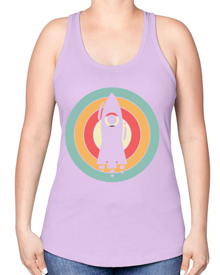 Rocket Scientist 150# - general science -Racerback Tank