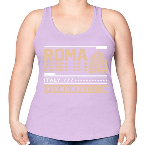 Roma 1745# - cities -Racerback Tank