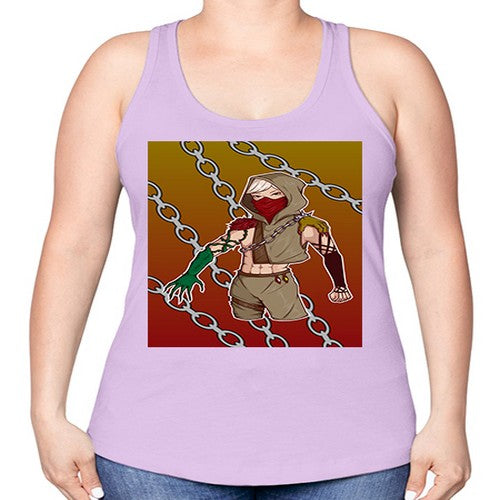 Rose and demon 75# - anime -Racerback Tank